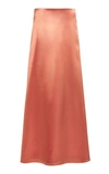 JIL SANDER WOMEN'S NIGELLA SATIN MAXI SKIRT,809732