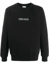 Marcelo Burlon County Of Milan Printed Logo Sweatshirt In Black