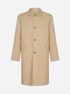 MARNI COTTON-BLEND MONO-BREASTED TRENCH COAT