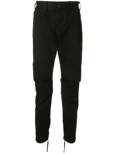 Julius Mid-rise Slim-fit Jeans In Black