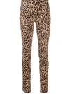 VERSACE JEANS COUTURE LEOPARD PRINT TROUSERS