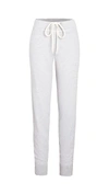 Varley Alice Knitted Cotton Sweatpants In Grey