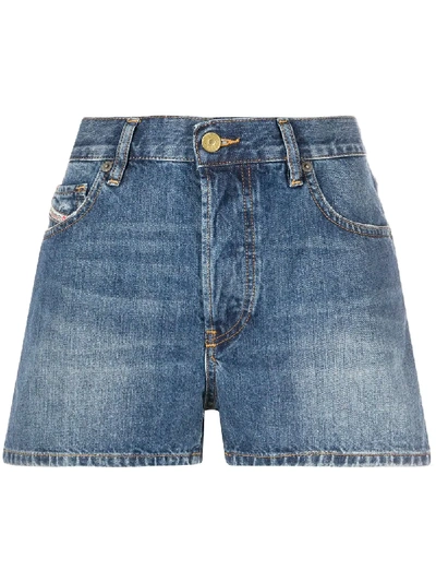 Diesel Denim Shorts In Blue