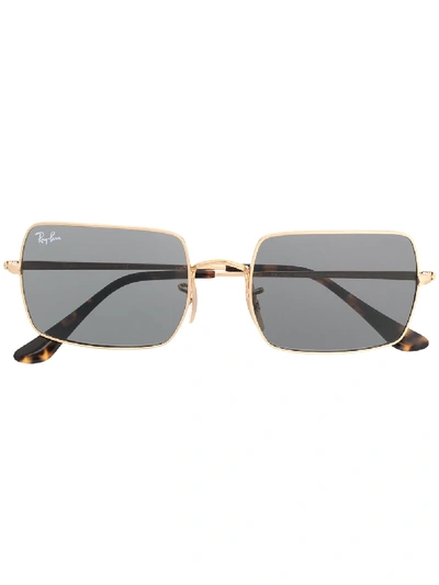 Ray Ban 0rb19699150b1 I-shape Square-frame Sunglasses In Gold
