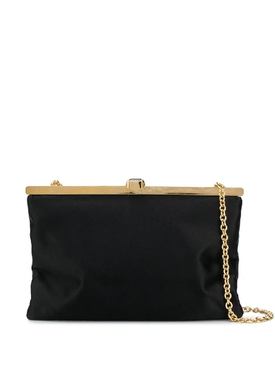 Dolce & Gabbana Rectangular Clutch In Black