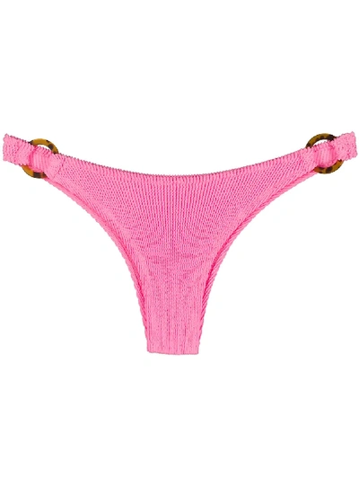 Mc2 Saint Barth Ring Bikini Bottom In Pink