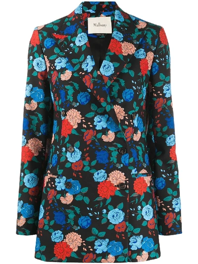 Mulberry Doppelreihiger Blazer In Black