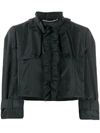 DOLCE & GABBANA RUFFLED CROPPED JACKET