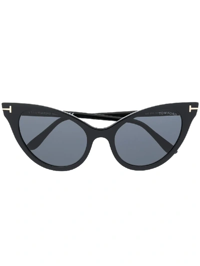Tom Ford Cat-eye Frame Sunglasses In Black