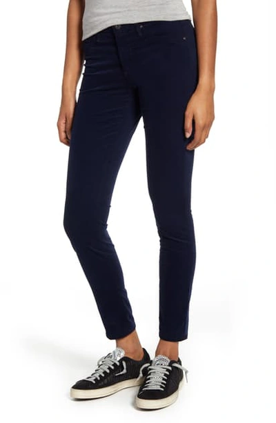 Ag The Legging Corduory Skinny Ankle Jeans In Deep Trenches