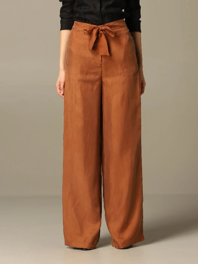 L'autre Chose Lautre Chose Pants Pants Women Lautre Chose In Burnt