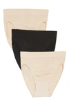 Wacoal B Smooth Assorted 3-pack High Cut Briefs In B Smooth Basic 1