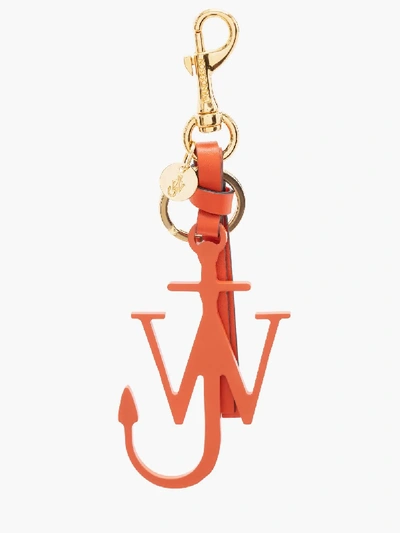Jw Anderson Logo Keychain - 橘色 In Orange