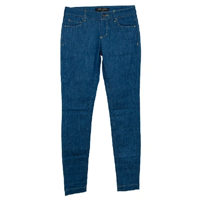 Pre-owned Dolce & Gabbana Indigo Denim Slim Fit Jeans Xs In Blue