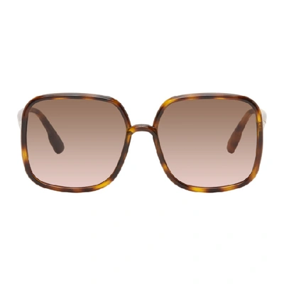 Dior Eyewear Sostellaire 1 Square Sunglasses In Brown