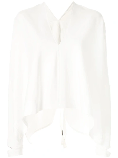 Taylor Variable V-neck Shirt In White