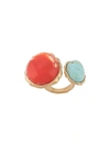 PORTS 1961 DOUBLE STONE RING