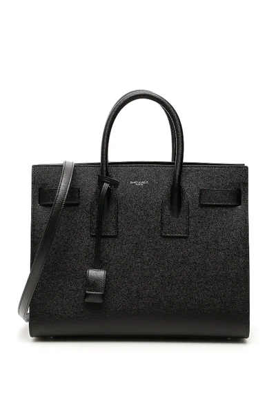 Saint Laurent Sac De Jour Small Bag In Black