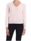 KANGRA CASHMERE PATCHES IN MICRO SEQUINS PULLOVER IN PINK