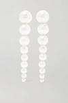 Sophie Bille Brahe Sienna 14ct Yellow-gold And Freshwater Pearl Drop Earrings In Gold