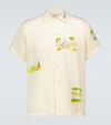 BODE SILK PAINTED LANDSCAPE SHIRT,P00454264