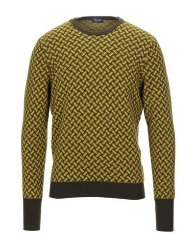 Drumohr Sweaters In Ocher