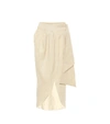 Johanna Ortiz Map Reader Embroidered Wrap Skirt In Beige