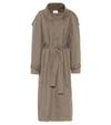 THE FRANKIE SHOP COLLAR VOLUME COTTON TRENCH COAT,P00483717