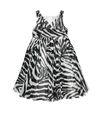 DOLCE & GABBANA ZEBRA-PRINT SILK-GEORGETTE DRESS,P00468213