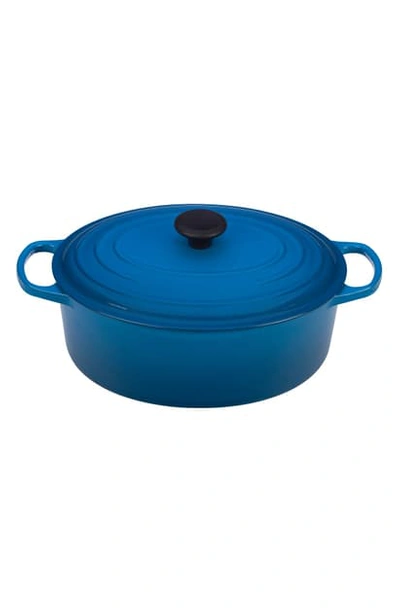 Le Creuset Signature 6 3/4 Quart Oval Enamel Cast Iron French/dutch Oven In Marseille