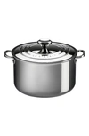 LE CREUSET 7-QUART STAINLESS STEEL STOCKPOT WITH LID,SSP3100-24