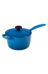 LE CREUSET 'SIGNATURE' 1 3/4 QUART CAST IRON SAUCEPAN,LS2518-1678SS