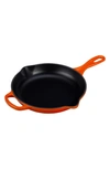 LE CREUSET SIGNATURE HANDLE 9 INCH ENAMEL CAST IRON SKILLET,LS2024-232