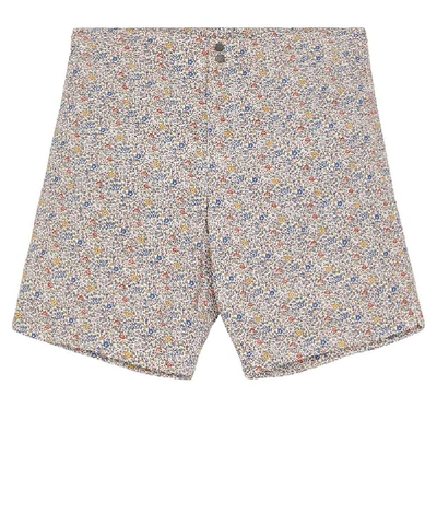 Liberty Tailored Katie And Millie Swim Shorts In Cream