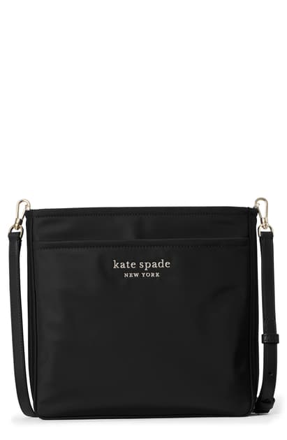 Kate Spade Medium Daily Nylon Crossbody Bag In Black | ModeSens
