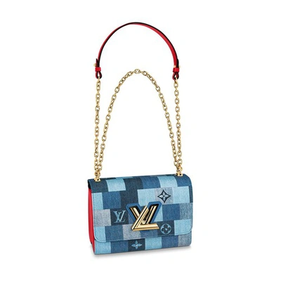 Louis Vuitton Twist Mm In Blue