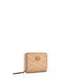 Tory Burch Kira Chevron Bi-fold Wallet In Devon Sand