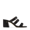 Jimmy Choo Auna 65 Block-heel Leather Mules In Black