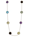 ROBERTO COIN 18K YELLOW GOLD & MULTI-STONE CHAIN NECKLACE,0400012095037