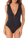 AMORESSA BY MIRACLESUIT MODERNE DELAHAYE ONE-PIECE SWIMSUIT,0400012606768