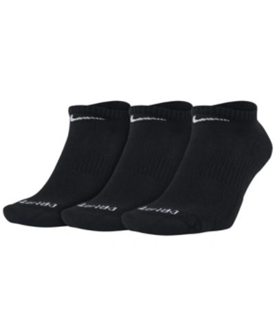 NIKE UNISEX EVERYDAY PLUS CUSHION TRAINING NO-SHOW SOCKS 3 PAIRS