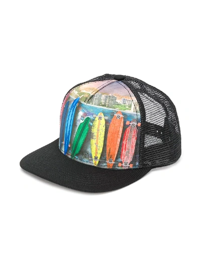 Molo Kids' Big Shadow Cap In Black