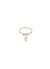 XIAO WANG DIAMOND MARQUISE OPAL 18K GOLD RING