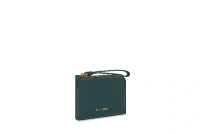 Strathberry Princes Street Purse In Green / White