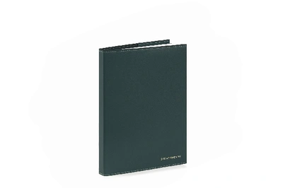 Strathberry Notebook In Bottle Green