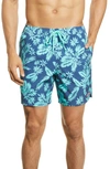 Vineyard Vines Chappy Stripe Swim Trunks In Stars And Stripes