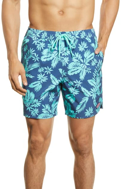 Vineyard Vines Chappy Stripe Swim Trunks In Stars And Stripes