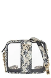 KELLY WYNNE CLEAR MINGLE MINGLE MINI CROSSBODY BAG,CMM228