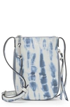 Vince Camuto Kenzy Leather Phone Crossbody Bag In Blue