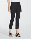 Lafayette 148 Jodhpur Cloth Cropped Bleeker Pants In Black